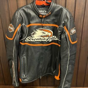 Harley Davidson Leather Race riding jacket